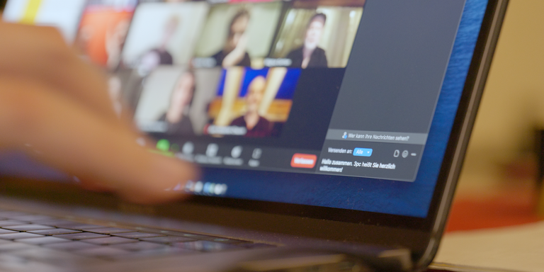 Zoom Videokonferenz beim Teddy Award