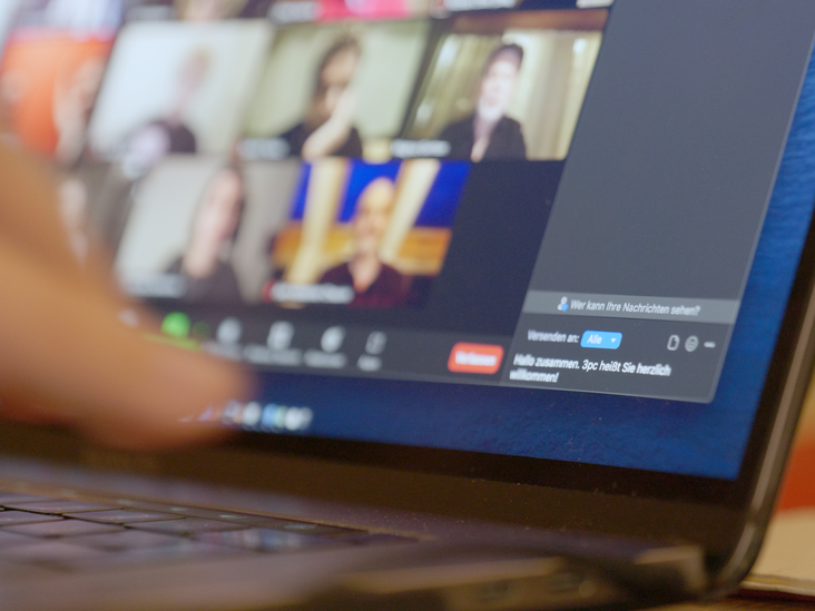 Zoom Videokonferenz beim Teddy Award