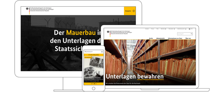 BStU Relaunch: Responsive Design