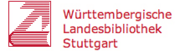 Logo Württembergische Landesbibliothek Stuttgart Logo Württembergische Landesbibliothek Stuttgart