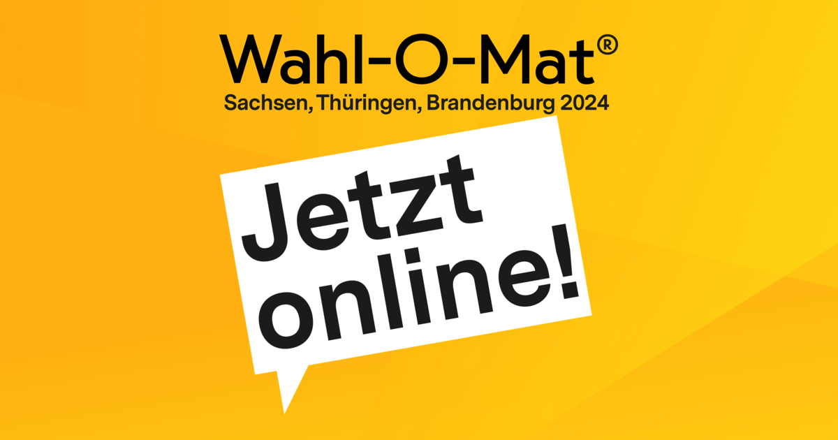 Die WahlOMaten zur Landtagswahl in Sachsen, Thüringen und Brandenburg