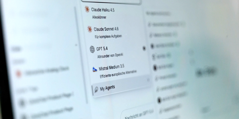 LibreChat-Oberfläche als zentrale KI-Plattform für Unternehmen