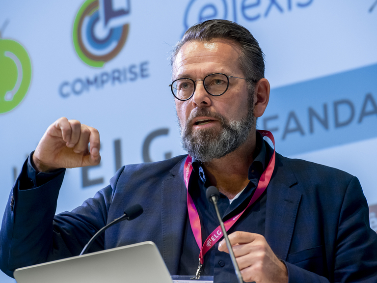 Armin Berger auf dem META-FORUM in Brüssel