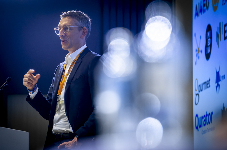 Georg Rehm, DFKI, auf dem META FORUM 2019 in Brüssel